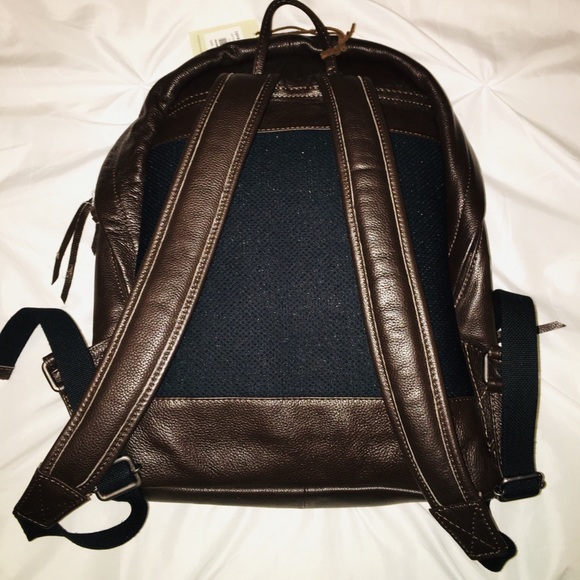 🎒James Campbell Leather Backpack - Picture 4 of 8